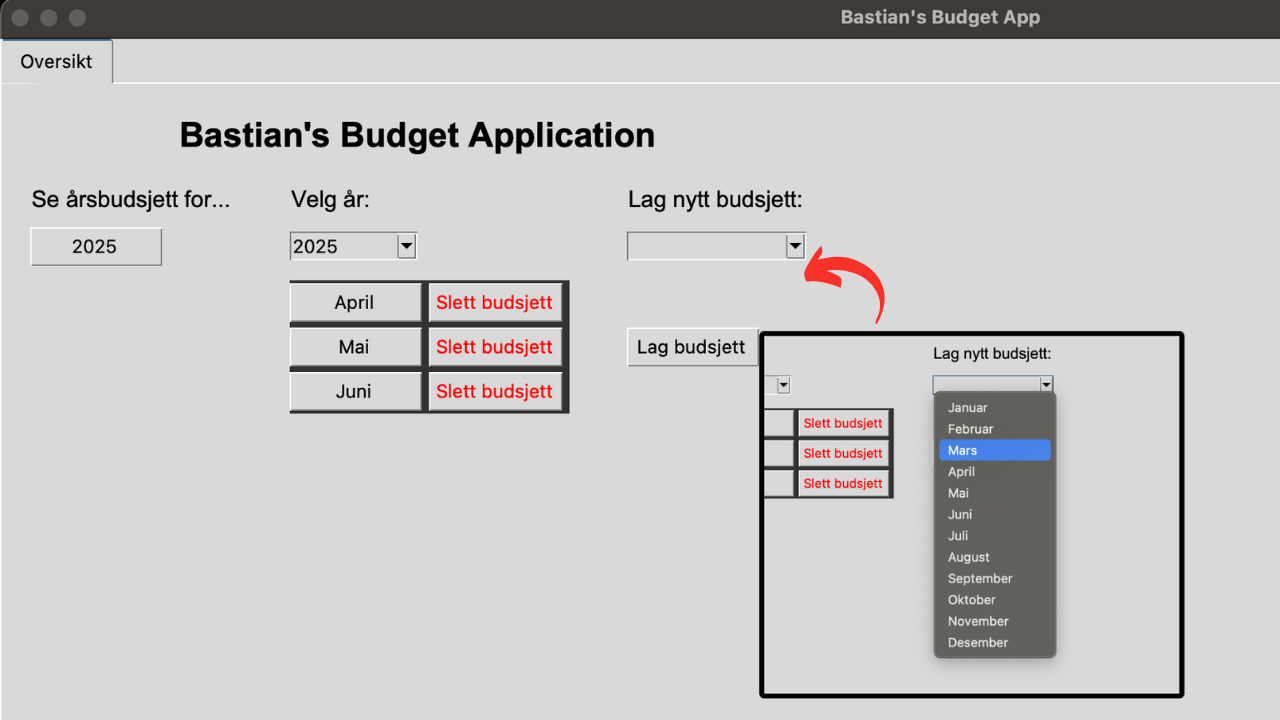 Budget App Screenshot 1